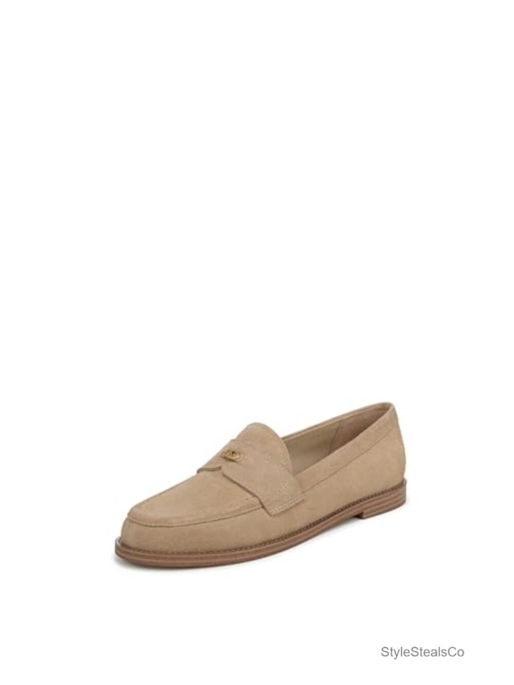 Suede Round Toe Slip-On Loafers - Business Casual Shoes